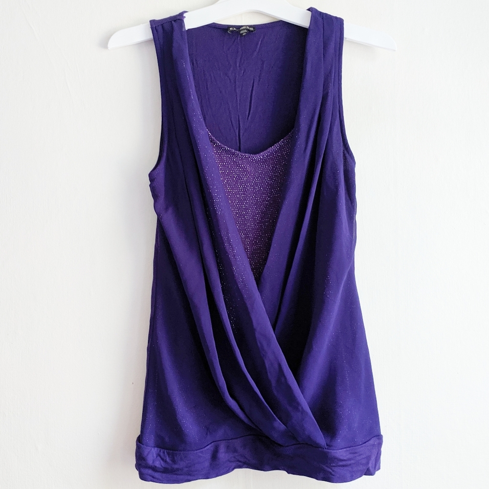 Express Women's wrap front top size XS